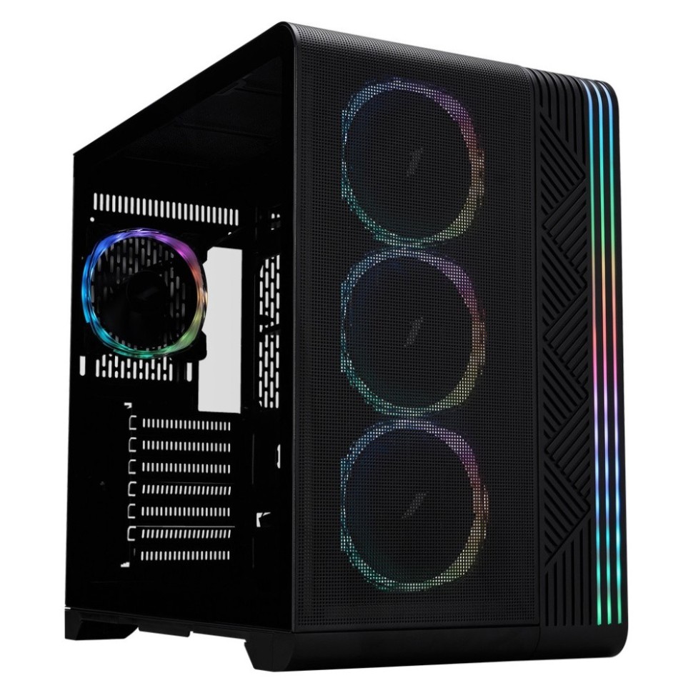 Компьютерный корпус 1STPLAYER VT7 ARGB Black (VT7-BK-4FS7)