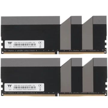 Оперативная память 16 Gb 3600 MHz Thermaltake TOUGHRAM Black (R017D408GX2-3600C18A)