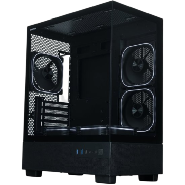 Компьютерный корпус XASTRA Q400M 5ARGB-FG-C6-UC ARGB Black (Q400M-5FG12A-C6-UC)