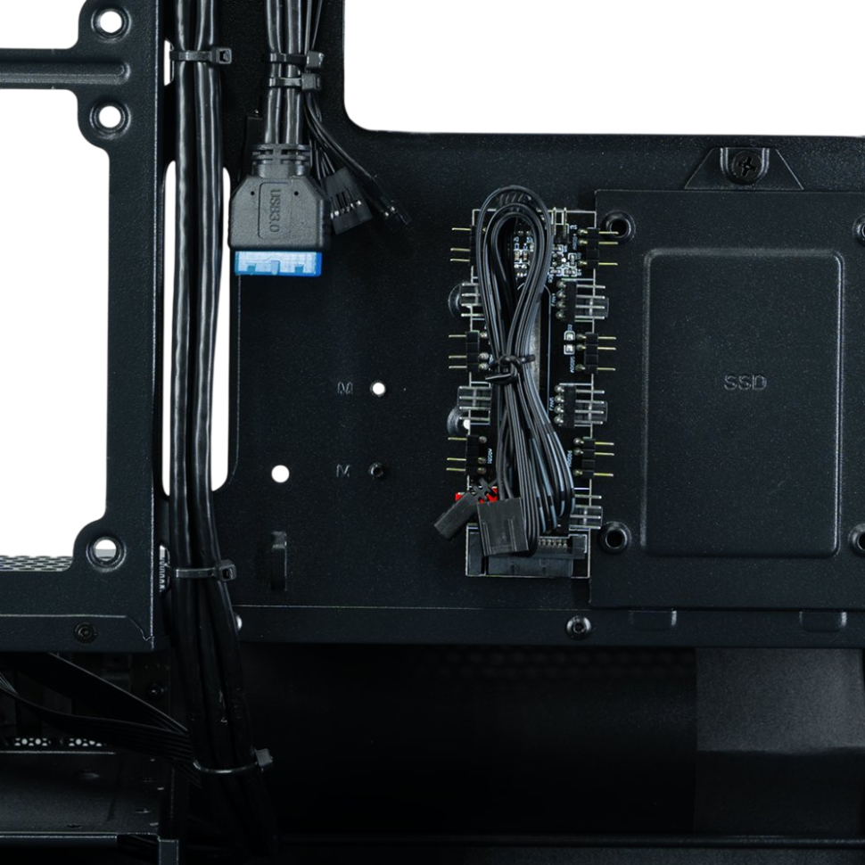 Компьютерный корпус XASTRA Q400M 3ARGB-C6-UC ARGB Black (Q400M-3FM12A-C6-UC)