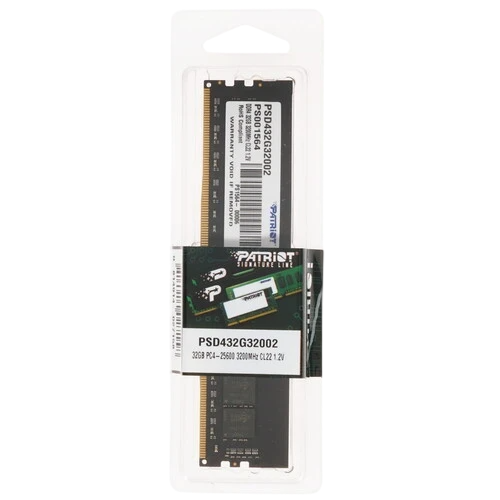 Оперативная память 32 Gb 3200 MHz PATRIOT SL (PSD432G32002)