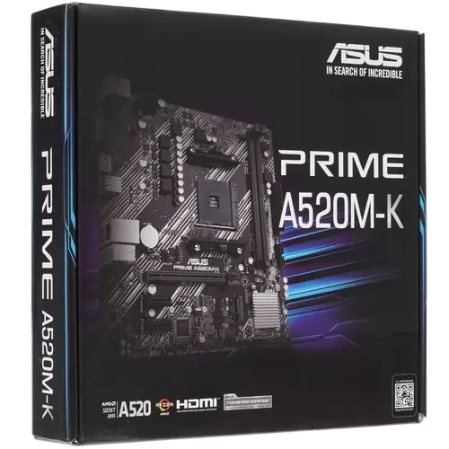 Материнская плата ASUS PRIME A520M-K