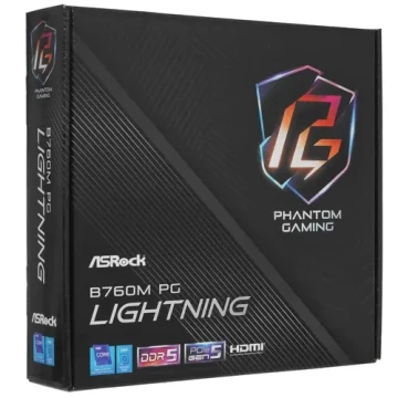 Материнская плата ASRock B760M PG LIGHTNING (PCIe Gen5)