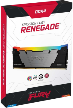 Оперативная память 16 Gb 3200 MHz Kingston FURY Renegade RGB Black XMP (KF432C16RB12A/16)
