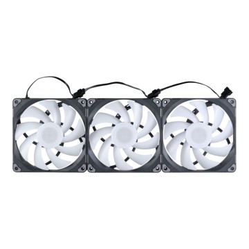 Комплект вентиляторов для корпуса PHANTEKS M25 DRGB Black (PH-F140M25_DRGB_PWM_BK01_3P_RU) PWM