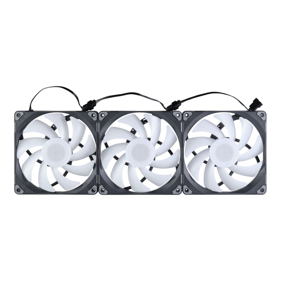 Комплект вентиляторов для корпуса PHANTEKS M25 DRGB Black (PH-F140M25_DRGB_PWM_BK01_3P_RU) PWM