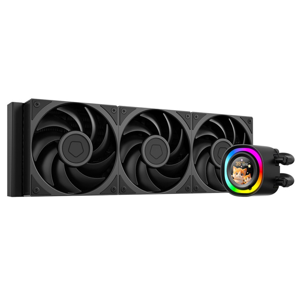 Система жидкостного охлаждения для процессора ID-COOLING FX360 LCD PE Black
