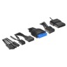 Компьютерный корпус Powercase MISTRAL Micro Z3W MESH LED CMIMZW-L3