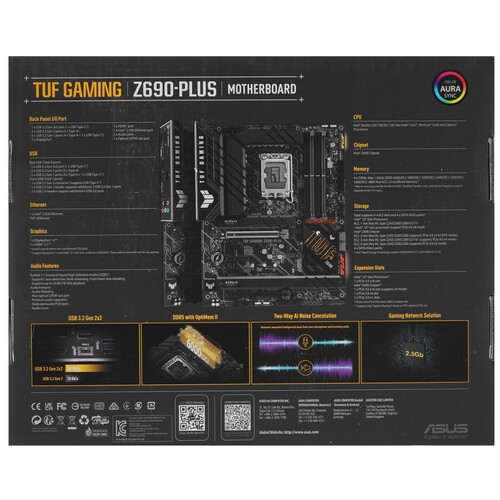 Материнская плата ASUS TUF GAMING Z690-PLUS 90MB1AV0-M0EAY0