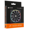 Вентилятор для корпуса ID-COOLING ZF-14025-ARGB Black