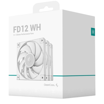 Комплект вентиляторов для корпуса Deepcool FD12 WH-3 IN 1 White