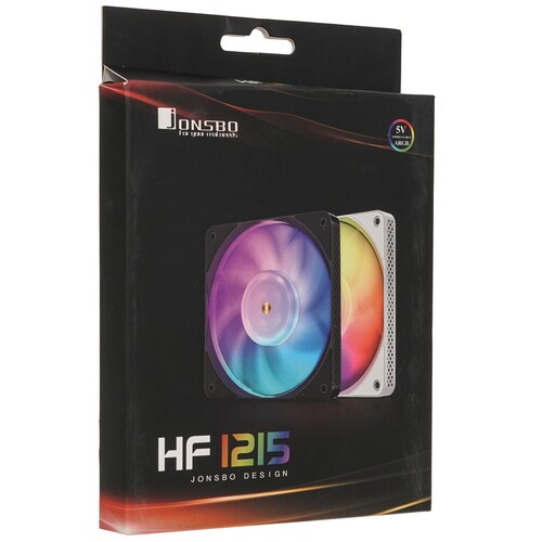 Вентилятор для корпуса JONSBO HF1215 Black ARGB PWM