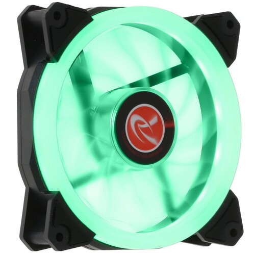 Вентилятор для корпуса RAIJINTEK IRIS 12 LED Green 0R400042 PWM