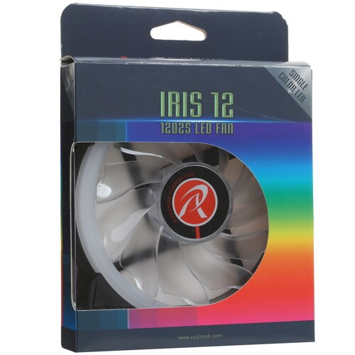 Вентилятор для корпуса RAIJINTEK IRIS 12 LED Green 0R400042 PWM