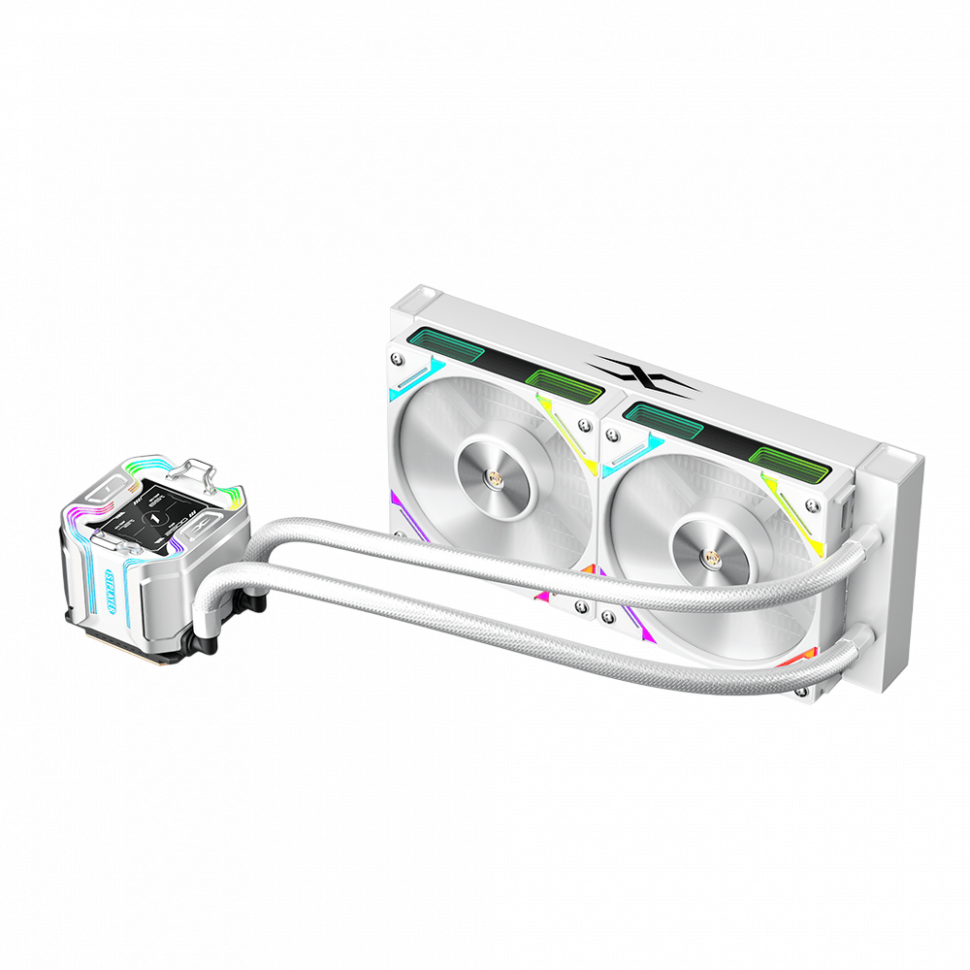 Система жидкостного охлаждения для процессора 1STPLAYER X-240 ARGB White (X-240-WH)