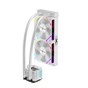 Система жидкостного охлаждения для процессора 1STPLAYER X-240 ARGB White (X-240-WH)