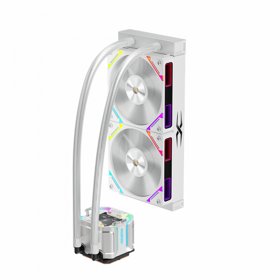 Система жидкостного охлаждения для процессора 1STPLAYER X-240 ARGB White (X-240-WH)