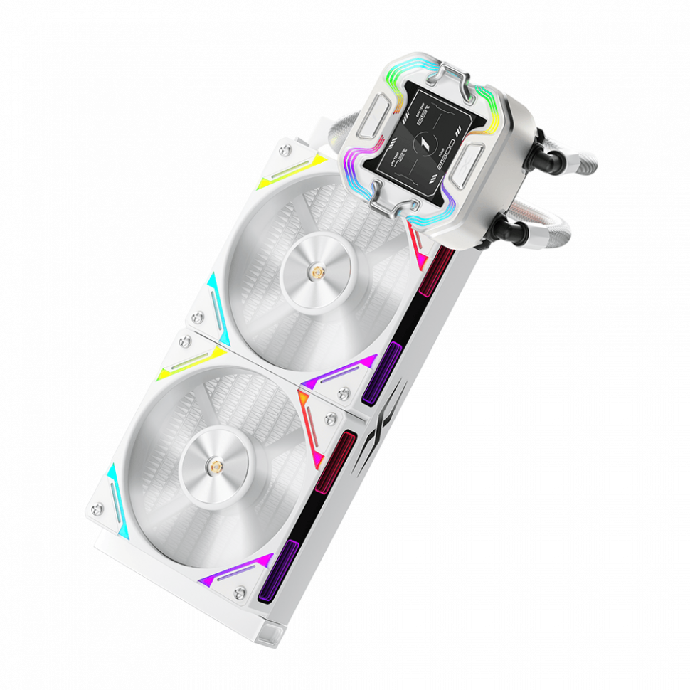 Система жидкостного охлаждения для процессора 1STPLAYER X-240 ARGB White (X-240-WH)