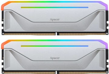 Оперативная память 32 Gb 6800 MHz Apacer NOX RGB White (AH5U32G68C592NWAA-2)