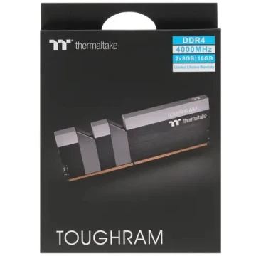 Оперативная память 16 Gb 4000 MHz Thermaltake TOUGHRAM Black (R017D408GX2-4000C19A)