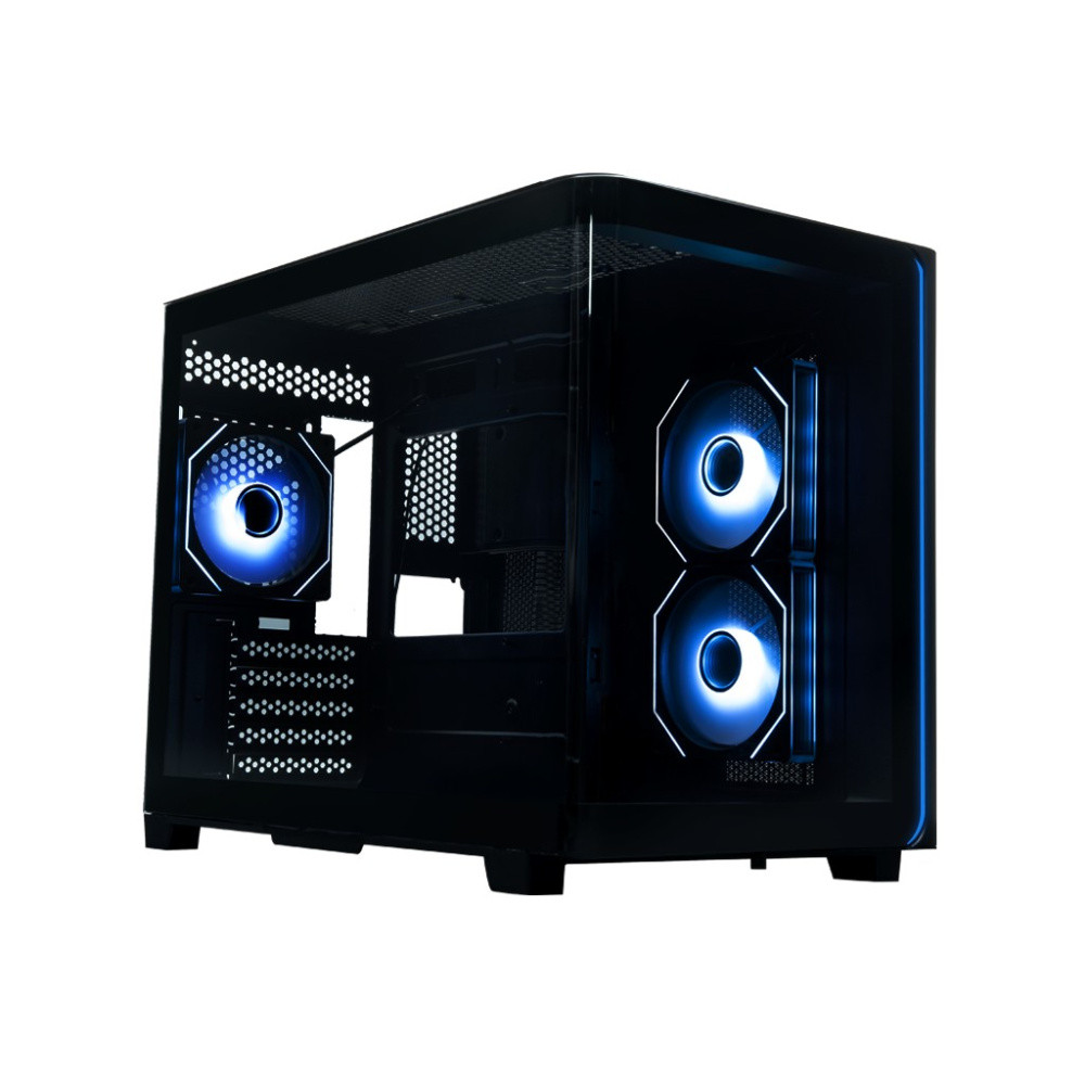 Компьютерный корпус XASTRA QR600M 3ARGB C10-UC LED Strip Black (QR600M-3FM12A-C10-UC-L)