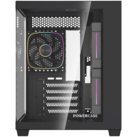 Компьютерный корпус Powercase Vision Micro M5CB TG ARGB Black (CVMM5CHB-A3)