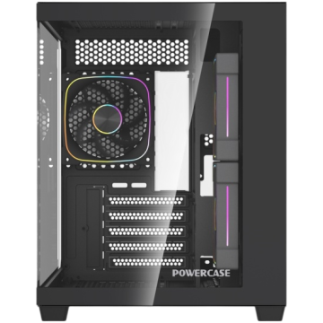 Компьютерный корпус Powercase Vision Micro M5CB TG ARGB Black (CVMM5CHB-A3)