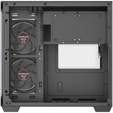 Компьютерный корпус Powercase Vision Micro M5CB TG ARGB Black (CVMM5CHB-A3)