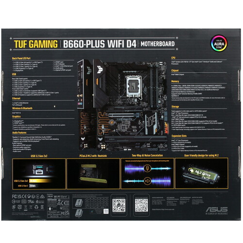 Материнская плата ASUS TUF GAMING B660-PLUS WIFI D4 90MB1920-M0EAY0