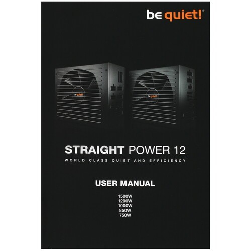 Блок питания Be Quiet! 1200W STRAIGHT POWER 12 BN339 16 Pin (PCIe 5.0 Connector Cable Details)