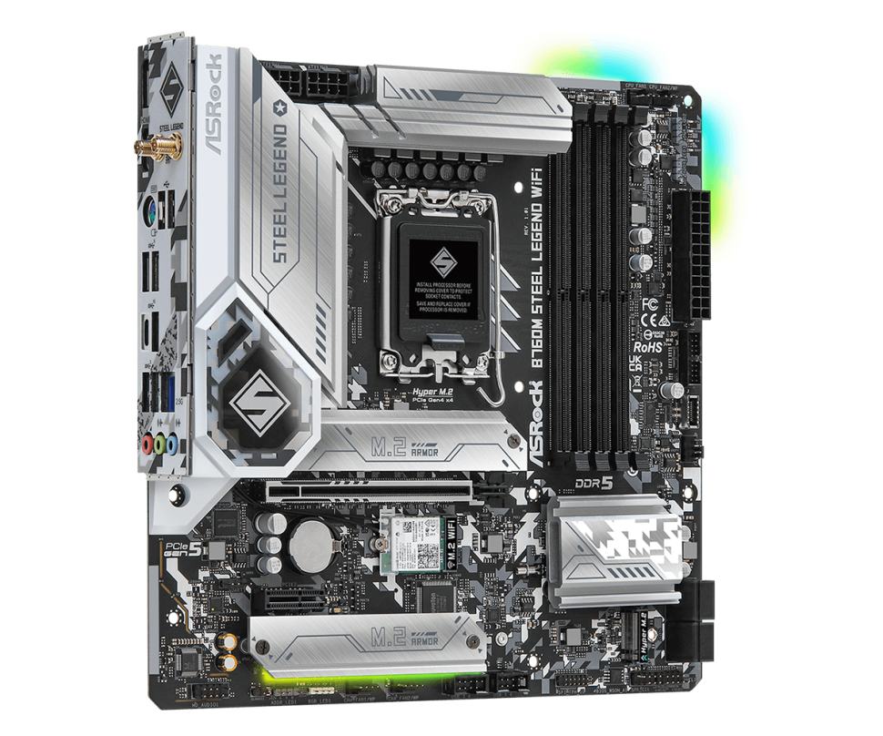 Материнская плата ASRock B760M STEEL LEGEND WIFI (PCIe Gen5)