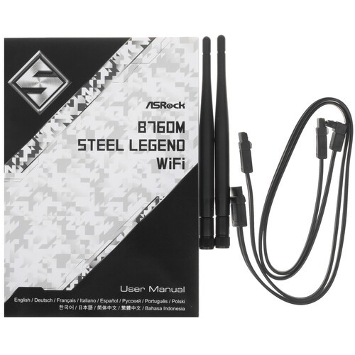 Материнская плата ASRock B760M STEEL LEGEND WIFI (PCIe Gen5)