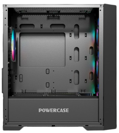 Компьютерный корпус Powercase MISTRAL Micro X4B TG Black (CMMXB-L4)