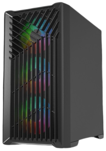 Компьютерный корпус Powercase MISTRAL Micro X4B TG Black (CMMXB-L4)