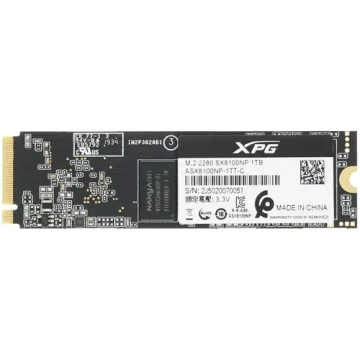 Твердотельный накопитель ADATA 1000 Gb ASX8100NP-1TT-C XPG