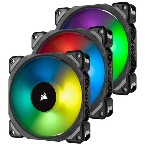 Комплект вентиляторов для корпуса Corsair ML120 (CO-9050076-WW) PRO RGB LED 3 Fan Pack