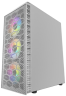 Компьютерный корпус Powercase Mistral MESH Z4С TG LED White (CMIZ4CW-L4)