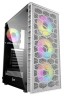 Компьютерный корпус Powercase MISTRAL MESH Z4С TG LED White CMIZ4CW-L4