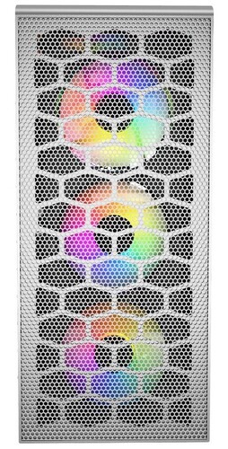 Компьютерный корпус Powercase MISTRAL MESH Z4С TG LED White CMIZ4CW-L4