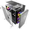 Компьютерный корпус Powercase MISTRAL MESH Z4С TG LED White CMIZ4CW-L4
