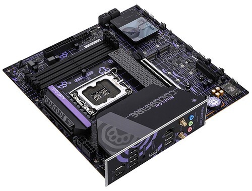 Материнская плата Colorful COLORFIRE B760M-MEOW WIFI D5 Purple