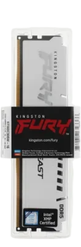 Оперативная память 16 Gb 6000 MHz Kingston FURY Beast White (KF560C36BWE2-16)