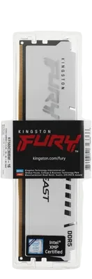 Оперативная память 16 Gb 6000 MHz Kingston FURY Beast White (KF560C36BWE2-16)