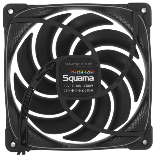 Вентилятор для корпуса Geometric Future Squama 2503B-14 Single Pack (1F2503B114000)