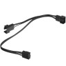 Вентилятор для корпуса ID-COOLING WF-14025-XT BLACK