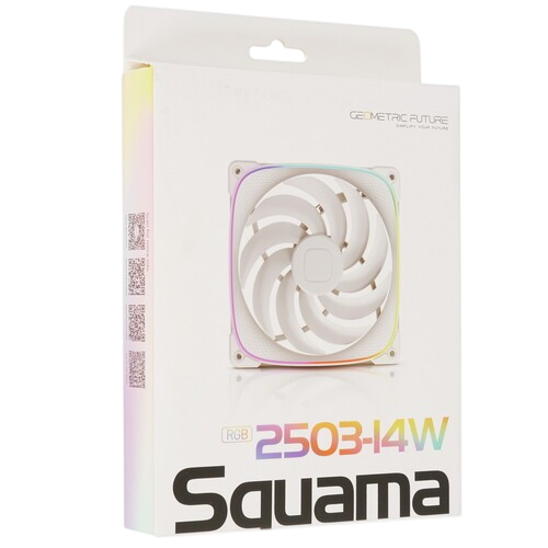 Вентилятор для корпуса Geometric Future Squama 2503W-14 Single Pack ARGB White (1F2503W114000)