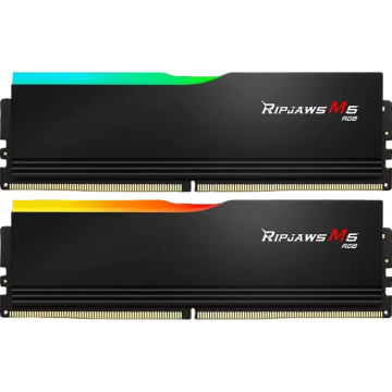 Оперативная память 64 Gb 6400 MHz G.Skill RIPJAWS M5 RGB Black (F5-6400J3239G32GX2-RM5RK)
