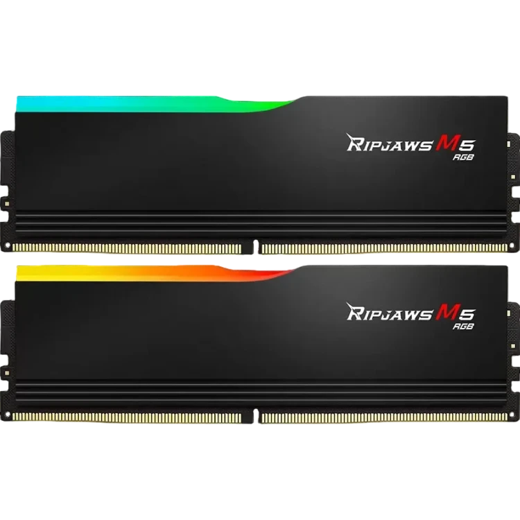 Оперативная память 64 Gb 6400 MHz G.Skill RIPJAWS M5 RGB Black (F5-6400J3239G32GX2-RM5RK)