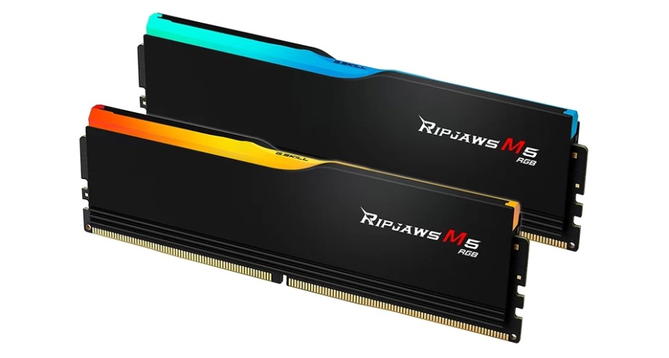 Оперативная память 64 Gb 6400 MHz G.Skill RIPJAWS M5 RGB Black (F5-6400J3239G32GX2-RM5RK)