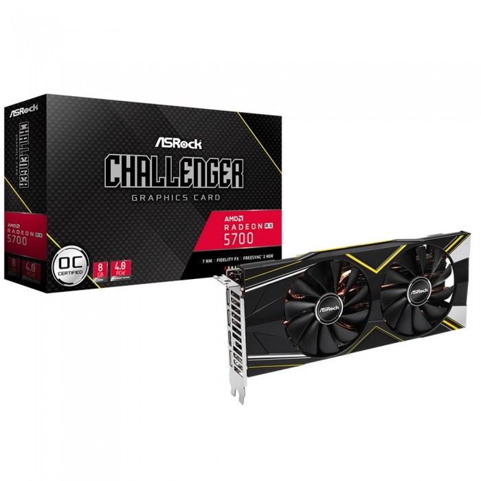 Видеокарта ASRock (RX5700 CLD 8GO) AMD Radeon RX 5700 8GB Challenger D OC